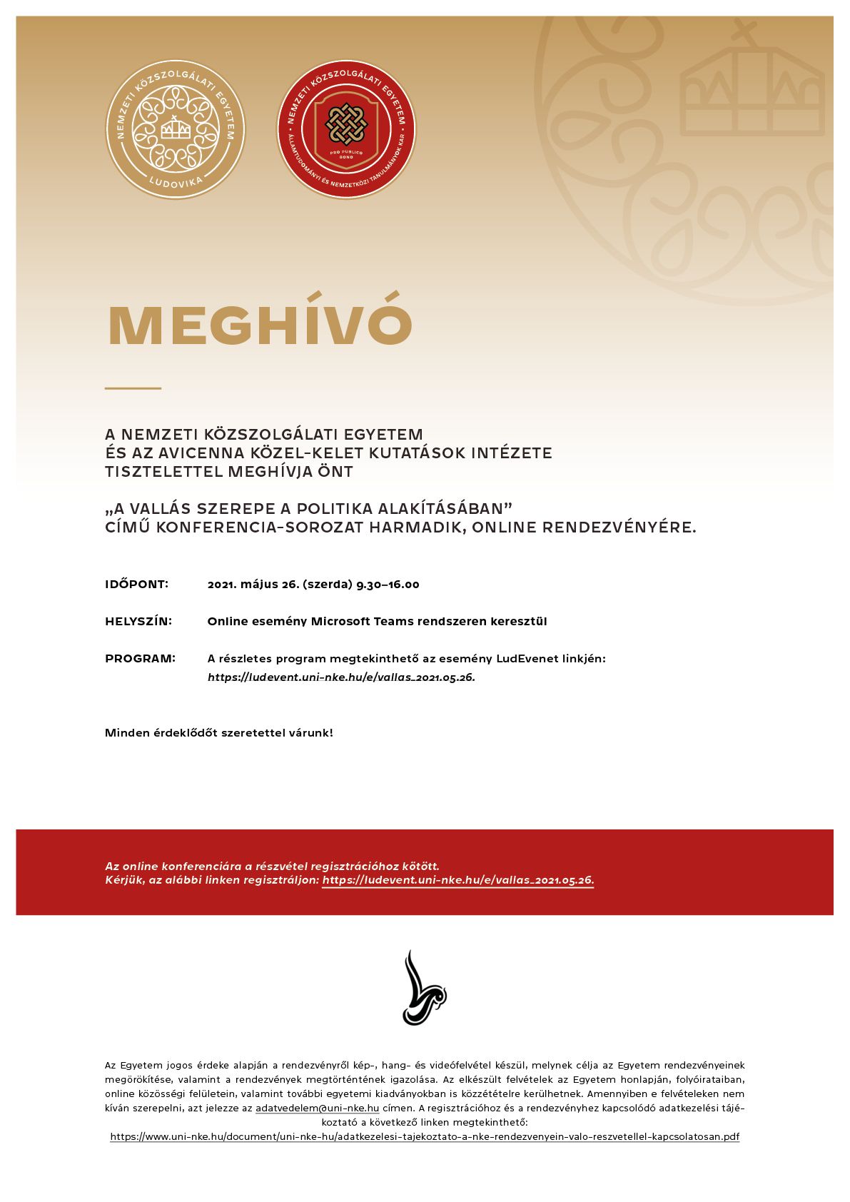 ANTK Avicenna meghivo