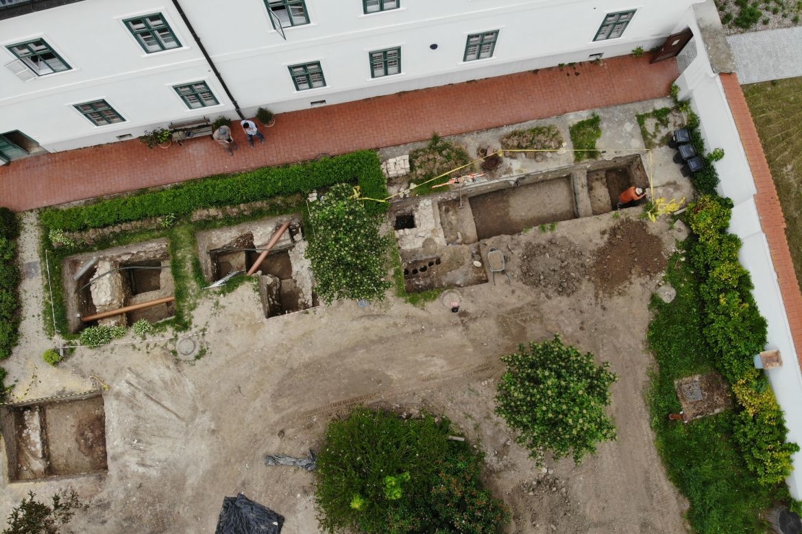 Archaeological excavations of the Benedictine monastery in Bakonybél