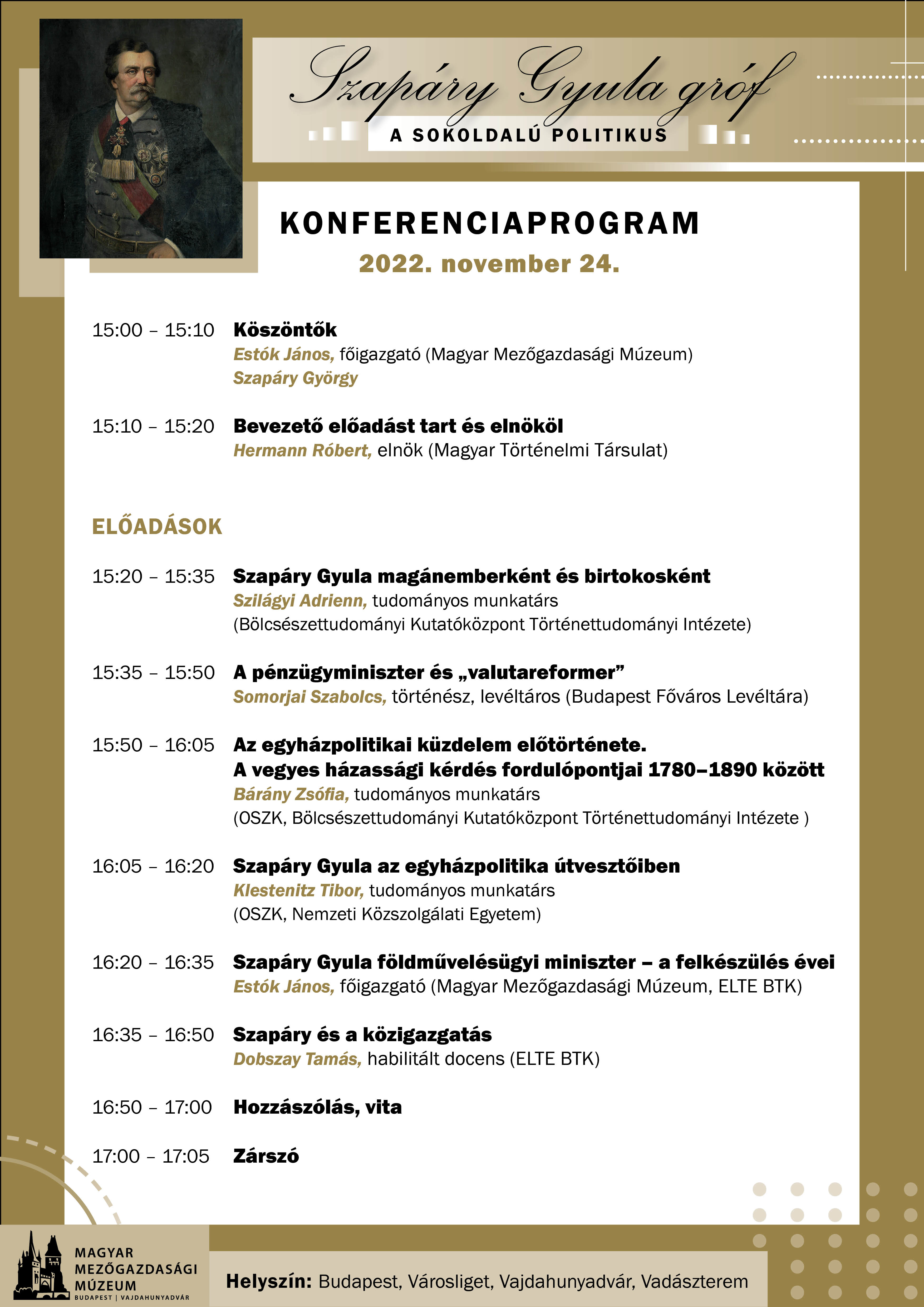 szapary konferencia program a3 2022
