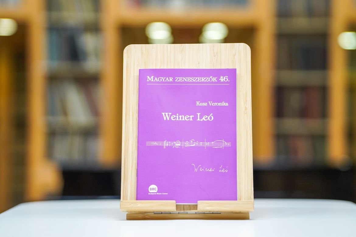 Megjelent Kusz Veronika kismonográfiája Weiner Leóról