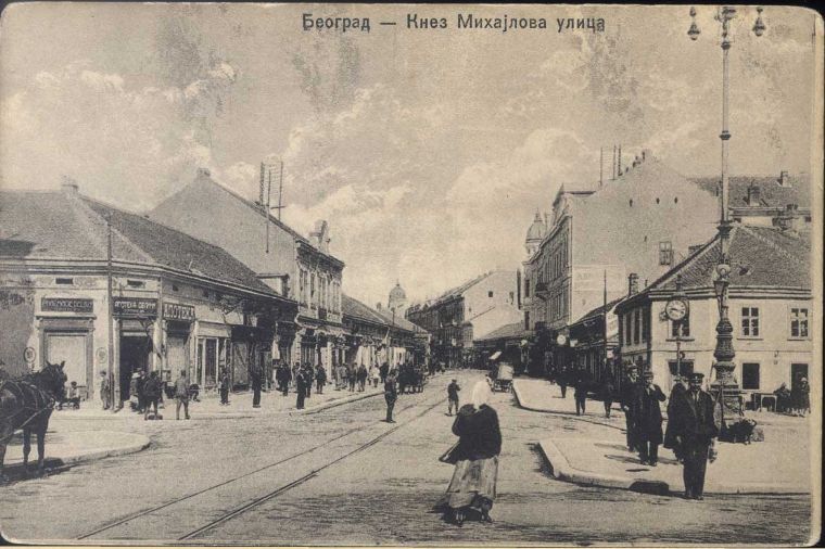 a knez mihajlova utca begradban 1900