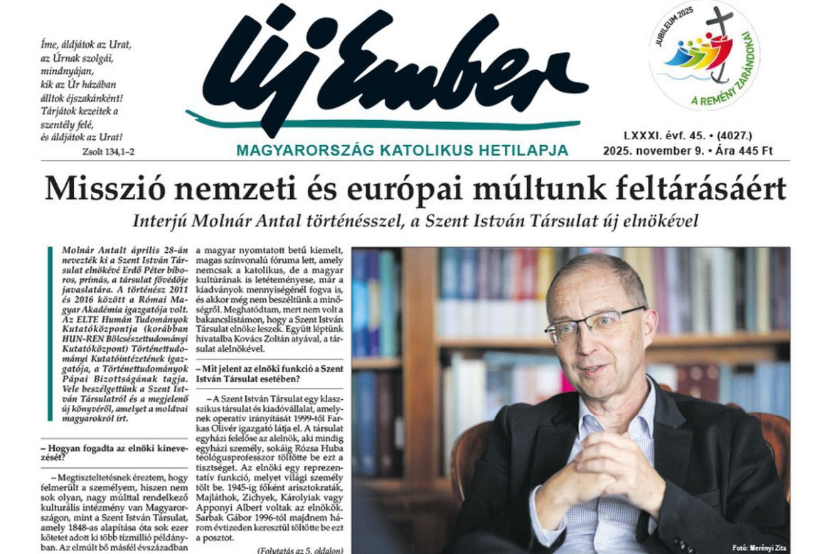 Interjú Molnár Antallal az Új Ember november 9-i számában