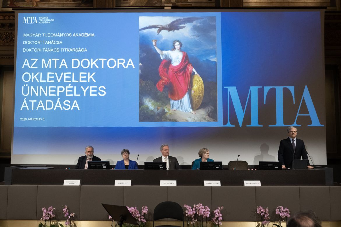 Az MTA új doktorait köszöntötték az Akadémia székházában