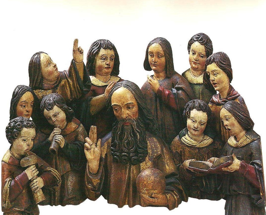 4. kep Angyalok holyagsippal es tarogatoval Felfold 1510 korul