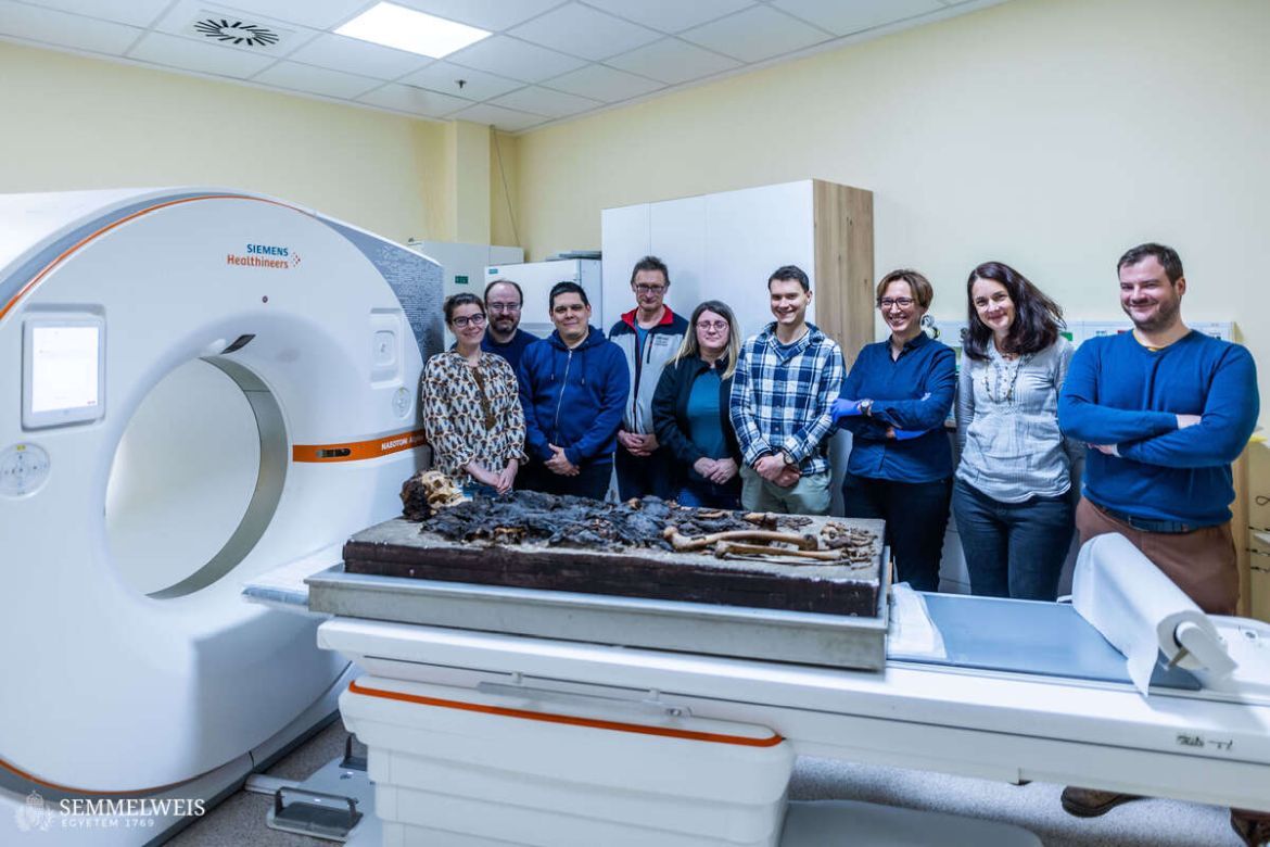 Egyedülálló római kori múmiát vizsgáltak CT-vel