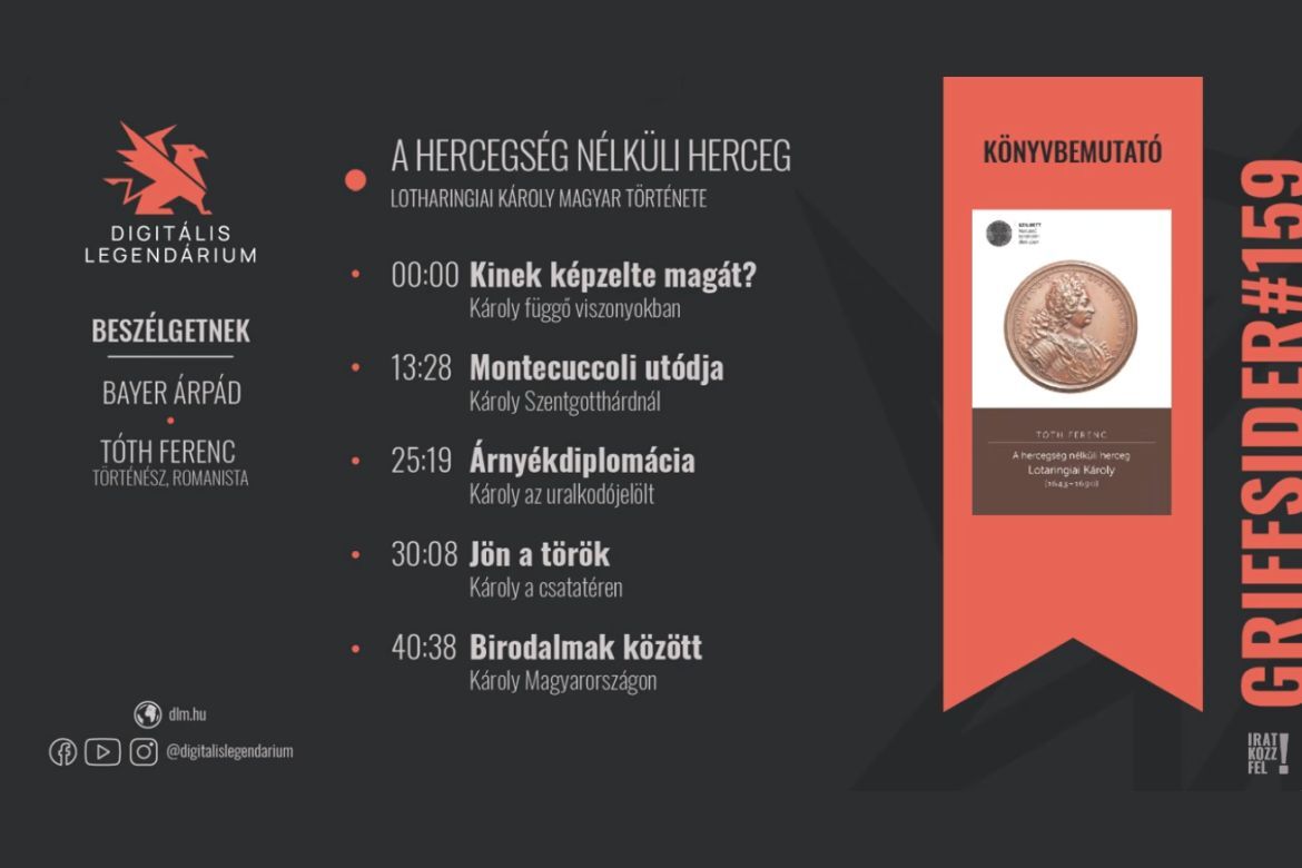 Tóth Ferenc Lotaringiai Károlyról a Digitális Legendárium podcastjában