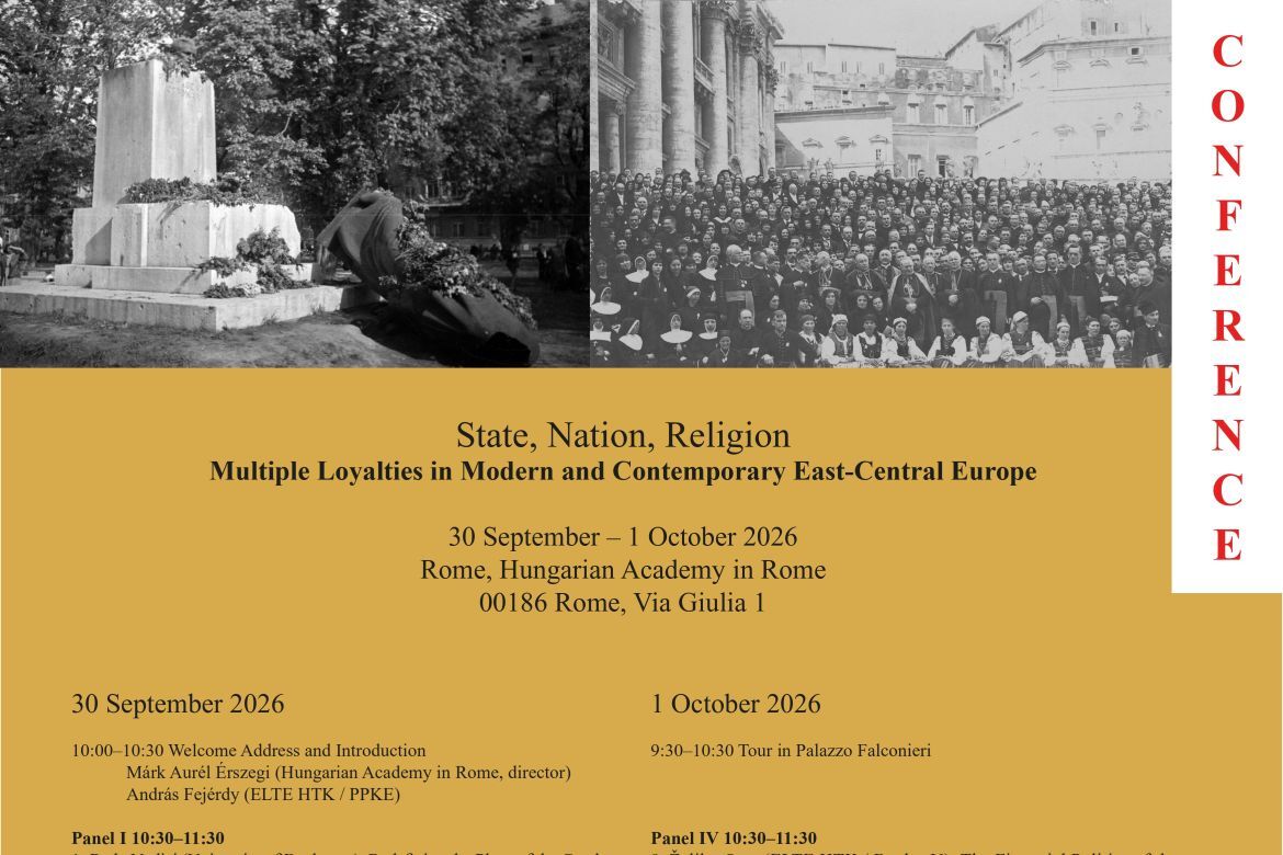 Conference of the “Sovereignty” ERC Research Group at the Hungarian Academy in Rome