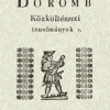 Doromb: Közköltészeti tanulmányok, 1.