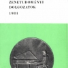 Zenetudományi Dolgozatok 1984