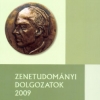 Zenetudományi Dolgozatok 2009