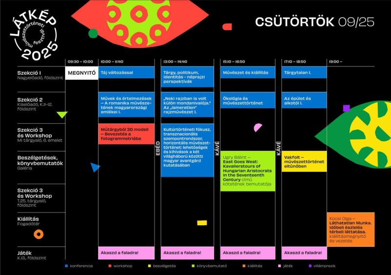 Látkép 2025 csütörtöki program