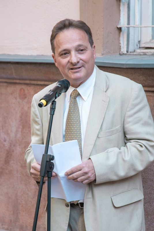  Balogh Balázs emlékbeszéde. Fotó: Téglás Zoltán