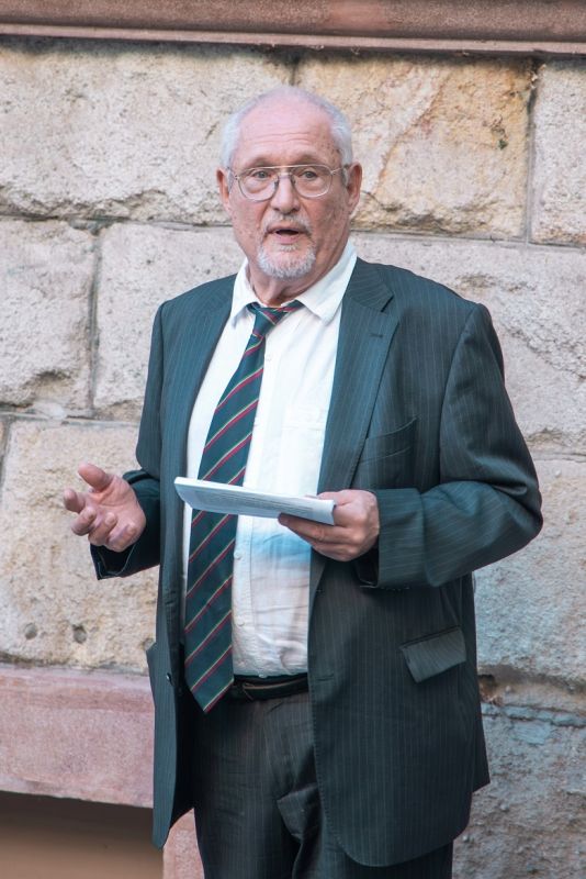 Vargyas Gábor emlékbeszéde. Fotó: Téglás Zoltán