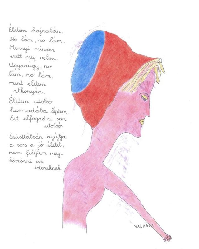 Balassa Mária rajza