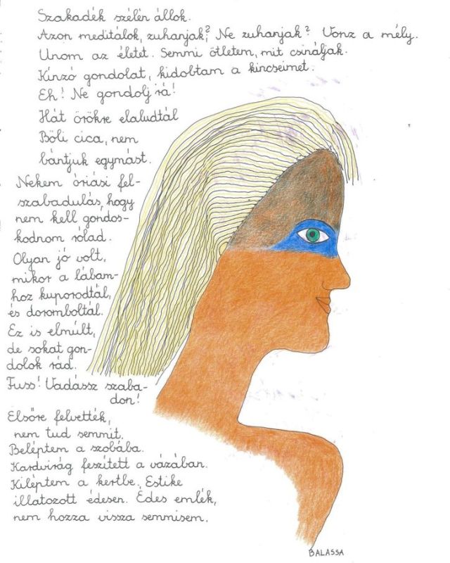 Balassa Mária rajza