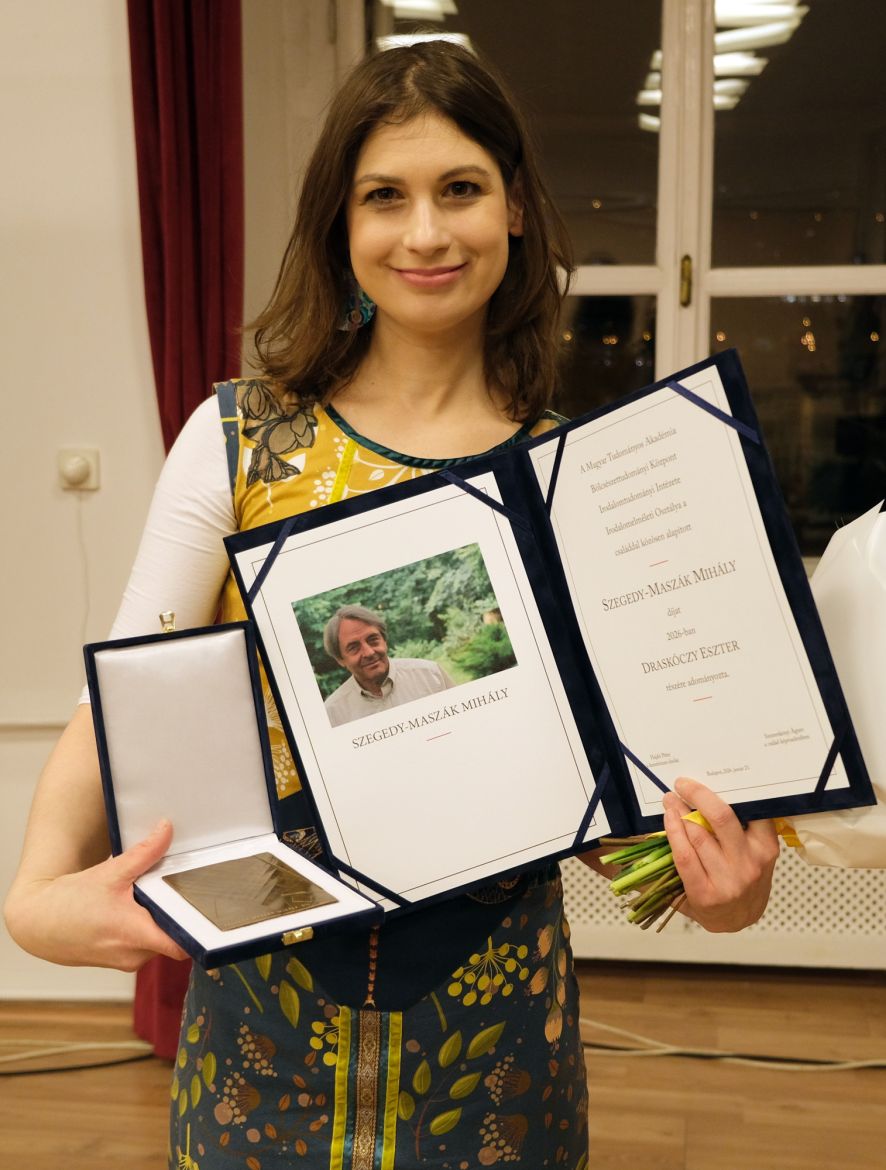 Draskóczy Eszter kapta a Szegedy-Maszák Mihály-díjat