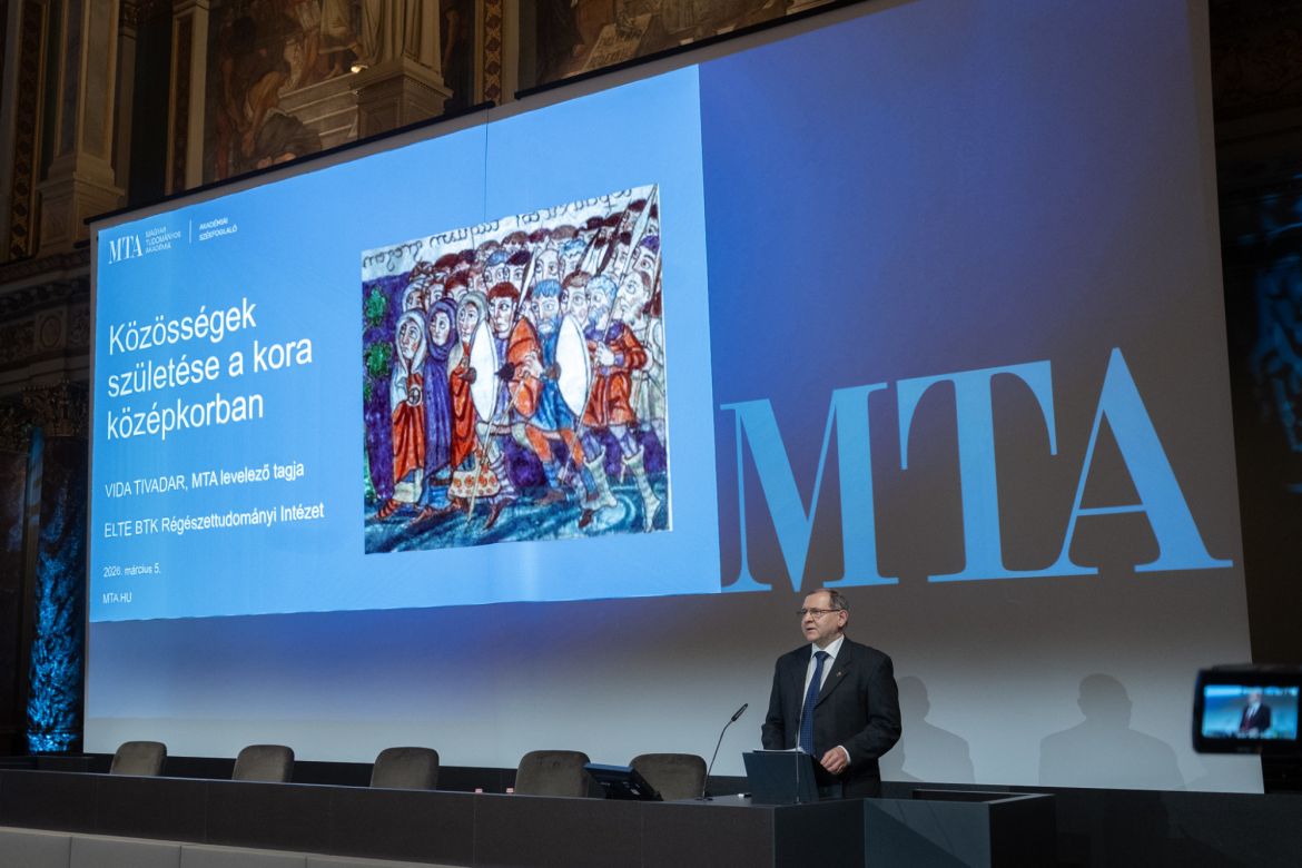 Közösségek születése a kora középkorban – Vida Tivadar akadémiai székfoglaló előadása