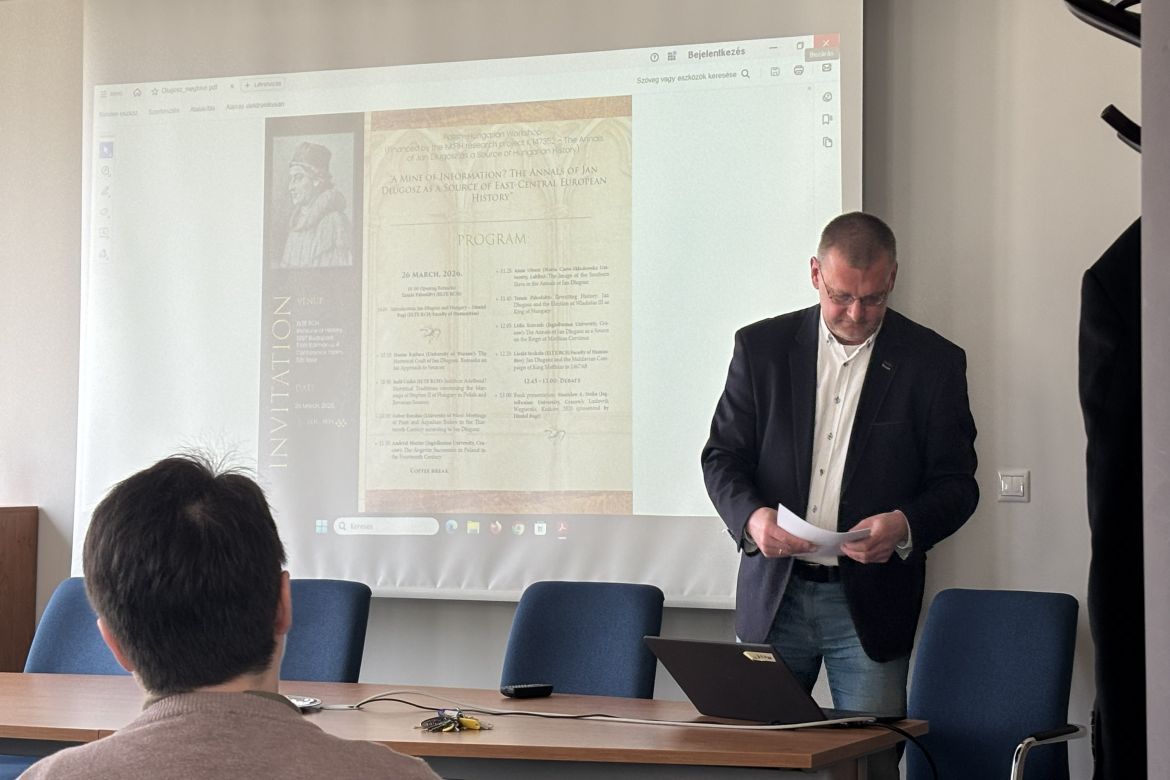 Nemzetközi konferencia Jan Długosz Annales-éről az ELTE HTK Történettudományi Kutatóintézetben