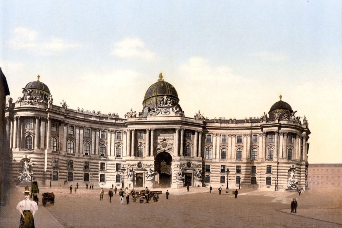 Hofburg, Bécs 1900.