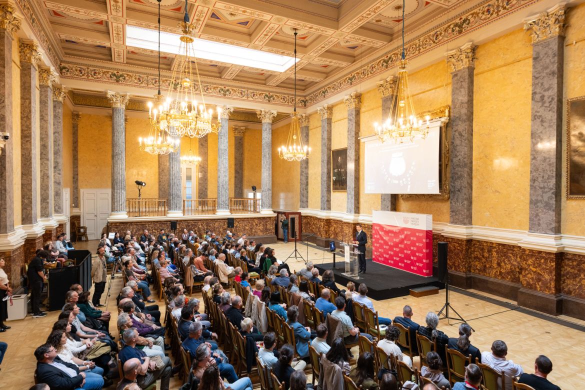 Három harcos 1100 éves emlékezete – szakmai nap a Magyar Nemzeti Múzeum Dísztermében. Fotó: Magyar Nemzeti Múzeum