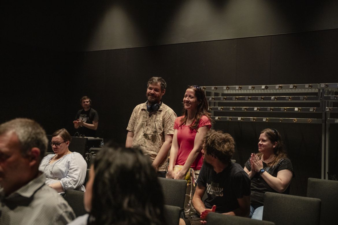Filmvetítés a Néprajzi Múzeumban