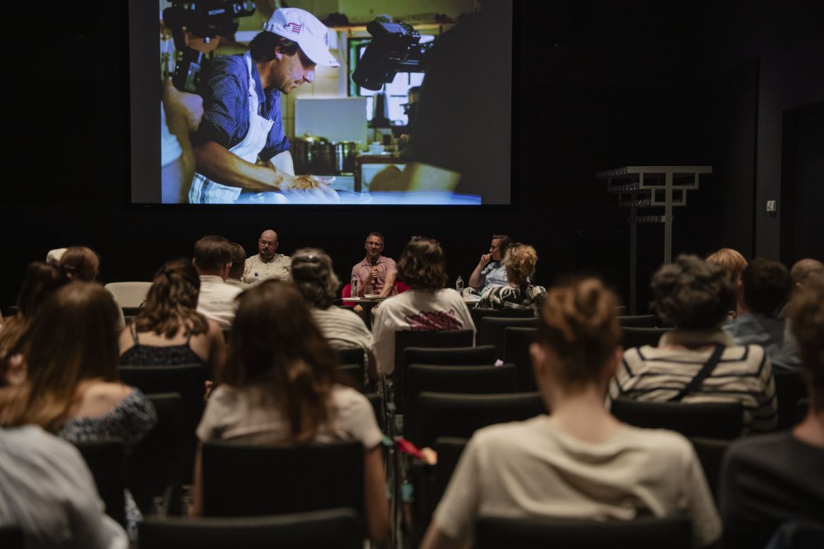 Filmvetítés a Néprajzi Múzeumban